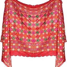 Punjabi Phulkari Dupatta Women And Girls| Hand Embroidery Phulkari | Bridal Dupatta For Wedding, Engagement, Shagun Ceremony and Karwa Chauth Festival-image-37