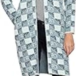 Women Woolen Log Sweater || Long Shrugs || Printed Woollen Coat || Open Front Longline Shrug Cardigan-33