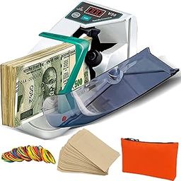 BRONTIX Portable LED Display Mini Best Money Counting Machine for Home - Note Counting Machine Indian Currency Counting Machine Latest - Money Machine with UV/WM Function-25