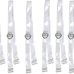 Women's Adjustable Transparent Silicone Bra Straps (Free Size) - Pack of 4-image-60