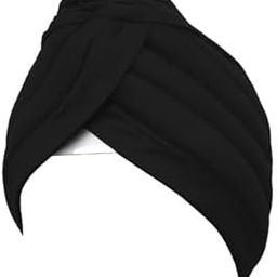 Foam Turban Pagri Headwrap Polyester Cap India Pagree Head Bennie Cover Twisted Pleated Head Wrap Headwear for Women Girls,-image-35