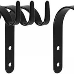 LOOM TREE 4 x Plant Hanger Bracket Modern Wall Hanging Brackets Hooks for Garden Yard Wall 4Pcs | Yard, Garden & Outdoor Living | Gardening Supplies | Plant Care, Soil & Accessories-picture-6