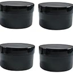B.H.Industry [ Best Buy Pack of 8pc] 50 Gram Plastic Cosmetic containers Empty Set for DIY Creams, Body Butter, lotions, Travel friendy Jars, Comes with Inner lid-35