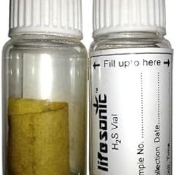 Lifesonic Laboratory Acclerate Vial, Sample Collection Glass Container with White Cap-26