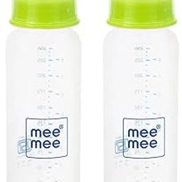 Mee Mee 250ml Easy Flo Premium Baby Feeding Bottle (Green, Pack of 2)-image-91