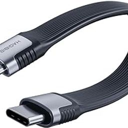 Hagibis USB 4 Cable 0.4ft, 240W Charging USB C Cable, 40Gbps Data Transfer, 8K 60Hz Video Display for iPhone 15 Pro Max, iPad, Thunderbolt 4/3, Hub, External SSD, EGPU and Power Bank (UCD4)-image-15