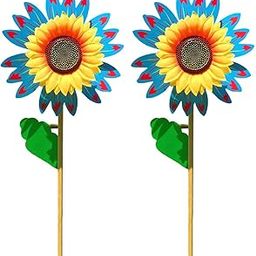 LOOM TREE® 2 Pieces Sunflower Garden Stake Spring Autumn Outdoor Decorative for Pathway Color I | Home D?©cor | Floral D?©cor-image-67