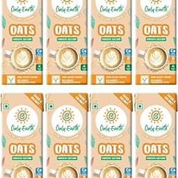 Only Earth Oats Drink Barista Edition | Unsweetened Drink | Lactose Free | Preservatives Free | Plant Based | Dairy Alternative | Source of Calcium | Source of Vitamin D, B1, B2 & B12 | 180 ML (Pack of 8)-9