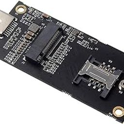 Cablecc Key-B M.2 NGFF WWAN to USB 3.0 Adapter Riser Card with SIM Slot for 3G/4G/5G LTE Wireless Module Modem Card-17