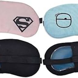 Samtrish Printed Eye Mask For Sleeping Men Women With Cooling Gel For Night Deep Sleep, Puffy Eye'S, Dark Circles,(1 pair Free Ear Plugs).-picture-3