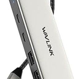 WAVLINK USB C 10Gbps Hub, 5-in-1 Type C to 4K@60Hz HDMI Multiport Adapter with 85W Power Delivery, 2 USB 3.1 Ports, 1 USB A 2.0 Port for MacBook Air/Pro Chromebook and More Type C Devices-3