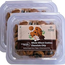 100% Whole Wheat Chocolate Chip Cookies | Refined Sugar-Free | Eggless | No Maida | No Preservatives | Fibre Rich (360)-image-5