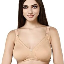 BN0210 -Luxriant Rich Cotton Full Coverage Wire Free T-Shirt Bra-picture-13