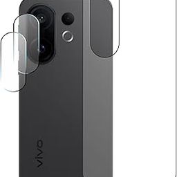 VIYAN Back Skin 3 Layer With Camera Lens Protector for Compatible VIVO X200 FE with Full Screen Coverage (Except Edges)-image-61