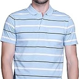 Half Polo T Shirt for Men with Pocket-image-21