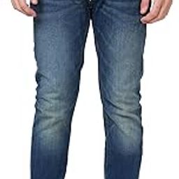spykar Mid Rise Regular Fit Narrow Length Indigo Jeans for Men-picture-29