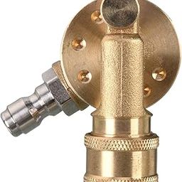 Viparth Pivoting Coupler for Pressure Washer Tips | 1/4 Inch Quick Connect | 240 Degree Nozzle with 7 Angles | Brass | 4500 PSI | for Car Washer | Adjustable | Pack of 1 | Brass-10