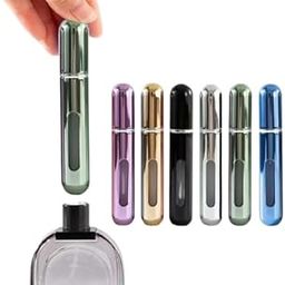 MAMLAKA Refillable Mini Perfume, Portable Cosmetic Bottle Spray Atomizer, Travel Size Perfume Cosmetic Atomizer Bottle, White, Glass, Reusable, 5ml, Refillable, Effortless Refilling, Compact, Portable-9
