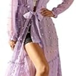 Lavender Dobby Georgette Shrug Shrugs for Women Stylish Latest-image-26
