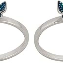925 Sterling Silver Micron Rhodium Plated Peocock Green Butterfly Bichiya/Toe ring For Women/Girls | Hypoallergenic | Anti- Tarnish | Pure Silver Gift For Wife-image-2