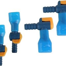 MagiDeal 4 Pieces/Set Hydration Pack Straight & Right Angle Bite Valves Pipe Nozzles for Cycling Sports Water Bag Bladder-image-3