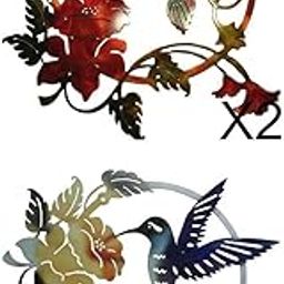 MERISHOPP 3X Metal Bird Wall Sculpture Art Hanging Indoor Outdoor Home Decor|Home & Garden|Yard, Garden & Outdoor Living|Garden D?©cor|Garden D?©cor-image-3