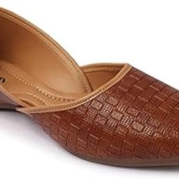 Women Embroidered Punjabi Traditional Mojari for Girls-image-59
