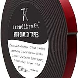 TRENDIKRAFT 5 Metre Double Sided Heavy Duty Bonding Acrylic Foam Attachment Tape for Strong Bonding, Interior and Exterior Use in Automotive, Superior Adhesive 3M + 2M (12MM X 2MM X 5M)-picture-22