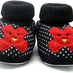 Baby Girls Shoes| Baby Footwear's| Ankle Booties| Infant Shoes for Newborn| First Walking Baby Shoe| 0-12 Months Age| Red Sparkle Glitter Shoes Shoes| Baby Sequin Soft Boots-image-22