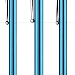 Universal Capacitive Stylus Pen Compatible with All Touch Screens Devices Mobile Phones Android Tablet iOS Windows Smartphones - Pack of 3 | Aqua-picture-18