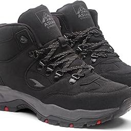asian Everest-25 Men's Trekking Shoes | High-Neck Hiking Boots | Water-Repellent Suede Synthetic | High Grip Sole | EVA Midsole Cushioning Comfort-picture-43