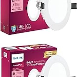 PHILIPS 10W Round AP Plus UltraGlow LED DL Recessed LED Panel Ceiling Light (Pack of 2, Cool Day White)-30