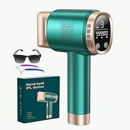 Yuva Pulse IPL Laser Hair Remover for Women & Men | 999999 Flashes | Ice Cooling | Permanent Hair Removal in 8 Weeks | Painless Hair Removal for Face, Body, Bikini, Underarms (Green)-picture-3