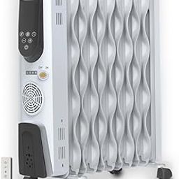 Usha OFR 13 Fin 4313 FSE PTC Room Heater with Fan Heater and Remote Control (White, Oil Filled Radiator)-22