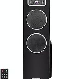 MyKey TS-Z701 6.5" Woofer 3.0" Speaker LED Display USB FM Radio Full Remote Control 70 W Bluetooth Tower Speaker (Black, 2.1 Channel)-18