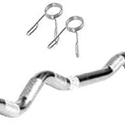 𝐔𝐍𝐁𝐑𝐄𝐀𝐊𝐀𝐁𝐋𝐄 𝐁𝐔𝐋𝐋 3 FEET GYM ROD FOR WEIGHT LIFTING Stainless Steel 3 Ft EZ Bar Chromed Weight Lifting Rod With 2 Locks For Exercise, Fitness & Home Gym-32