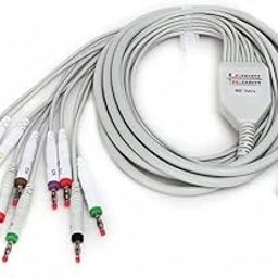 VSUREMED 10 Lead ECG Cable Compatible with BPL(6108T, 6208View, 8108 View, 9108, 9108D)/Schiller/Bionet/Nidek/Comen/Contec/biomedics/UNI-EM/RMS/clarity/Zoncare 4mm 15 Pin Banana Type.-image-65