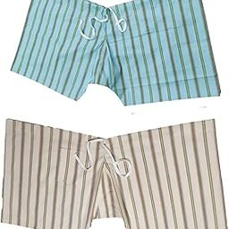 Men's Cotton Trunks (Pack of 1) (Nekar-Patte_1_blueG & 1_Brown_2XL)-picture-38