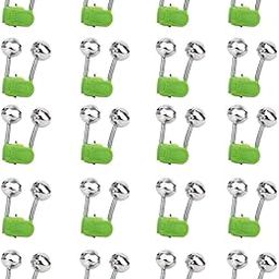 Generic 20Pcs Fishing Rod Bell Bite Lure Alarm Twin Bell Ring-picture-12