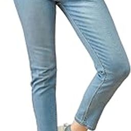 lyra Women's Mid-Rise Slimfit Ankle Length Jeans|Stretchable Fabric for Comfort|Trendy & Stylish Denim|Size - 28-picture-38