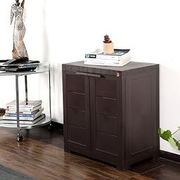 Cello Novelty Compact Plastic Shoe Rack(Ice Brown)-30