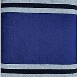 MAMPURATH Group Side Bordered Cotton Canvas Cloth, Easy Chair – Stitched and Ready to Use-Double Layered, Pack of 1 (Dark Blue Colour)-30