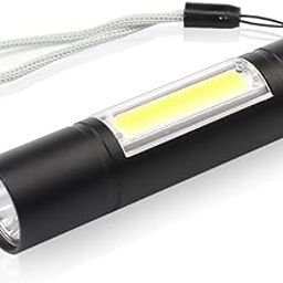 MZ Small Sun M212 (Rechargeable LED Metal Torch) with SOS Function | 25W Laser COB, 500mAh Battery Waterproof Portable COB Flashlight Lights for Camping & Night Travelling-picture-30