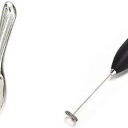 BLUE WONDER Stainless Steel Small Cooking Rice Palta Combo Electric Coffee Beater | Kitchen Accessories | Multipurpose Kitchen Tool | Durable, Easy to Use | Multicolour | Pack of 2-6