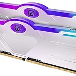 KingSpec Silver X 32GB Kit(2x16GB) DDR4 Ram Memory 3600MHz with RGB Heatsink, 1.35V CL18 XMP2.0 - Computer Memoria for Gaming PC/Desktop-1