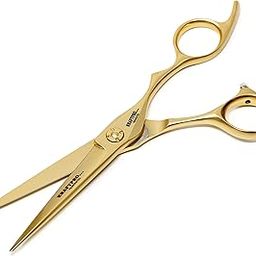 KRAFTPRO GoldLine 6 Professional Salon Barber Hair Cutting Scissor Gold With Pouch/Screw Cleaning Cloth & Oil-45