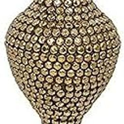 SkyWalker Metal Flower Vase With Beads (25 X 10.5 cm, Gold)-image-57