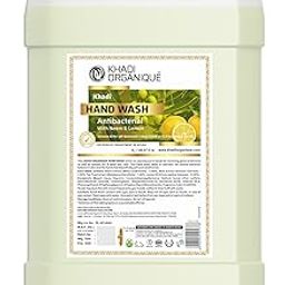 Khadi Organique Hand Wash Advanced Lemon & Organic Neem Anti Bacterial Hand Wash For Best Ever Protection | Cleanses | Moisturizes Dermatologically Tested Hand Wash Can (5 L)-picture-43