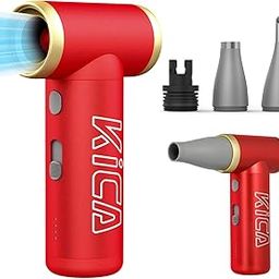 KiCA JetFan 2S Electric Air Duster,117000 RPM Rechargeable Cordless Air Blower for Cleaning Keyboard&PC, Jet Dry Duster with New Extreme Mode (Red)-image-43