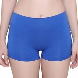 Women’s Nylon Spandex Seamless No Panty Lines No Show Boyshorts Panty - Free Size, Pack of 1-image-90